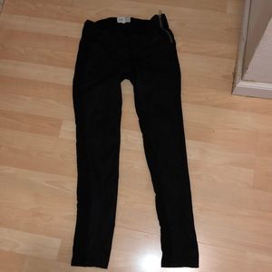 Side zipper pants